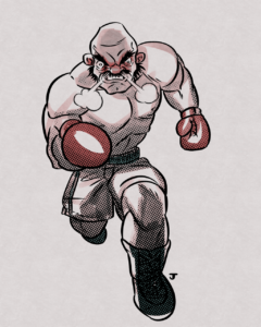 Bald Bull arte por Marcus Penna Bald Bull arte por Marcus Penna