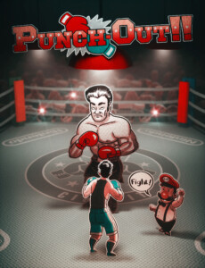 Punch Out arte por Marcus Penna Punch Out arte por Marcus Penna