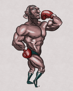 Super Macho Man arte por Marcus Penna Super Macho Man arte por Marcus Penna